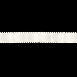 Cannoli Cream Recycled Polyester Petersham Grosgrain Ribbon - 9mm