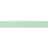 Spearmint Recycled Polyester Petersham Grosgrain Ribbon - 9mm