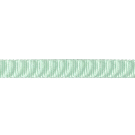 Spearmint Recycled Polyester Petersham Grosgrain Ribbon - 9mm