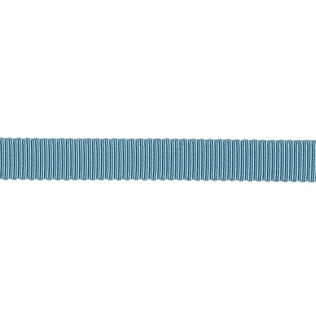 Dusty Blue Recycled Polyester Petersham Grosgrain Ribbon - 9mm