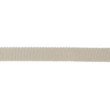 Taupe Recycled Polyester Petersham Grosgrain Ribbon - 9mm