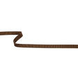 Brown Recycled Polyester Petersham Grosgrain Ribbon - 9mm
