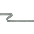 Light Gray Recycled Polyester Petersham Grosgrain Ribbon - 12mm