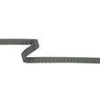 Forged Iron Recycled Polyester Petersham Grosgrain Ribbon - 12mm