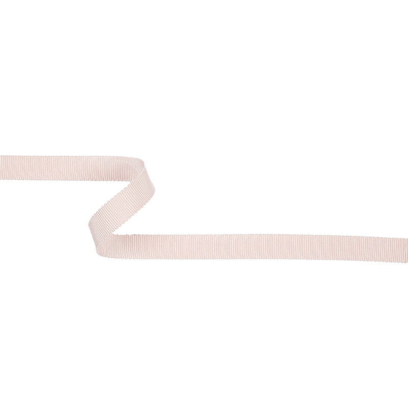 Primrose Pink Recycled Polyester Petersham Grosgrain Ribbon - 12mm