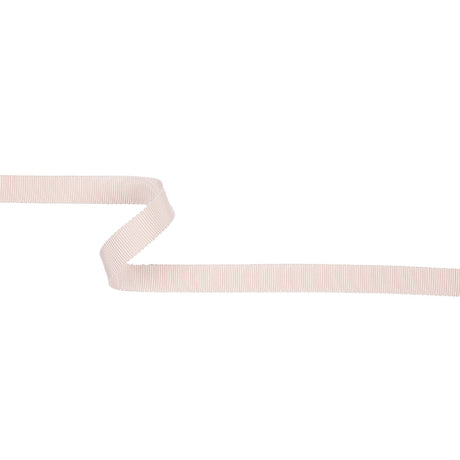 Primrose Pink Recycled Polyester Petersham Grosgrain Ribbon - 12mm