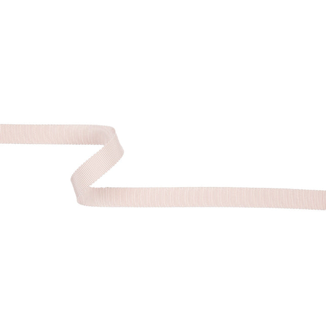 Primrose Pink Recycled Polyester Petersham Grosgrain Ribbon - 12mm