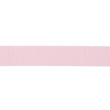 Light Pink Recycled Polyester Petersham Grosgrain Ribbon - 12mm