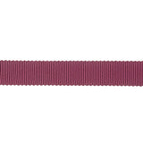 Dark Raspberry Recycled Polyester Petersham Grosgrain Ribbon - 12mm