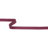 Dark Raspberry Recycled Polyester Petersham Grosgrain Ribbon - 12mm