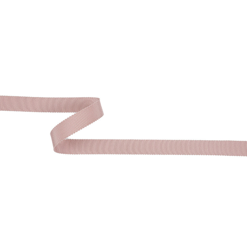 Misty Rose Recycled Polyester Petersham Grosgrain Ribbon - 12mm