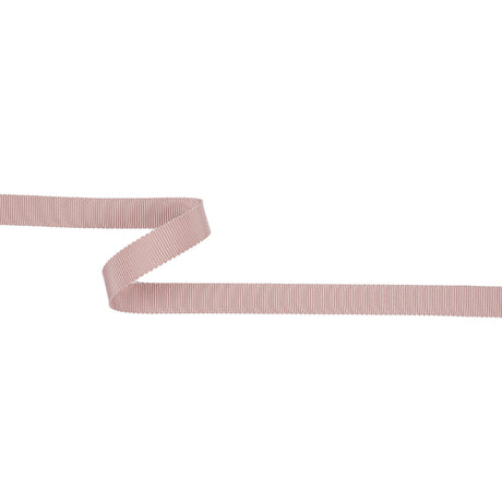 Misty Rose Recycled Polyester Petersham Grosgrain Ribbon - 12mm