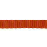Red Orange Recycled Polyester Petersham Grosgrain Ribbon - 12mm