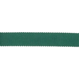 Emerald Recycled Polyester Petersham Grosgrain Ribbon - 12mm