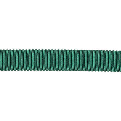 Emerald Recycled Polyester Petersham Grosgrain Ribbon - 12mm