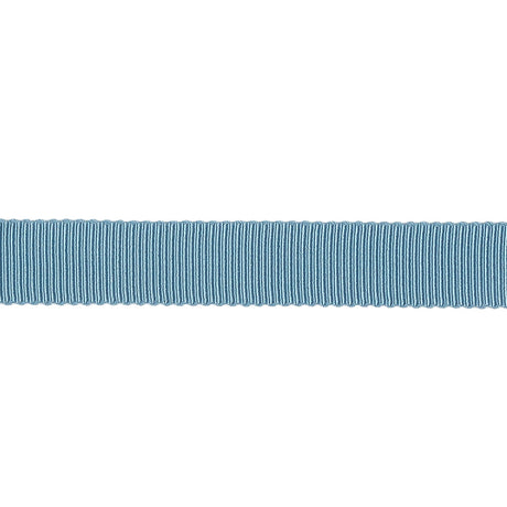 Dusty Blue Recycled Polyester Petersham Grosgrain Ribbon - 12mm