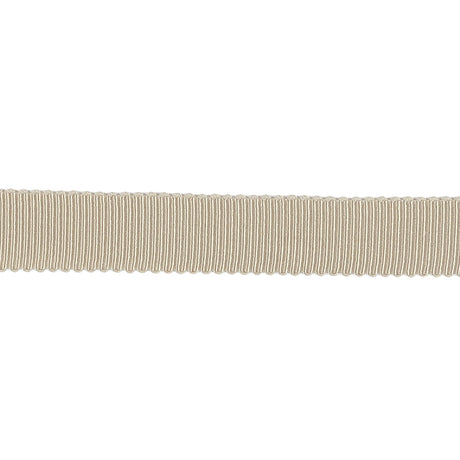 Taupe Recycled Polyester Petersham Grosgrain Ribbon - 12mm