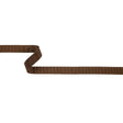 Brown Recycled Polyester Petersham Grosgrain Ribbon - 12mm