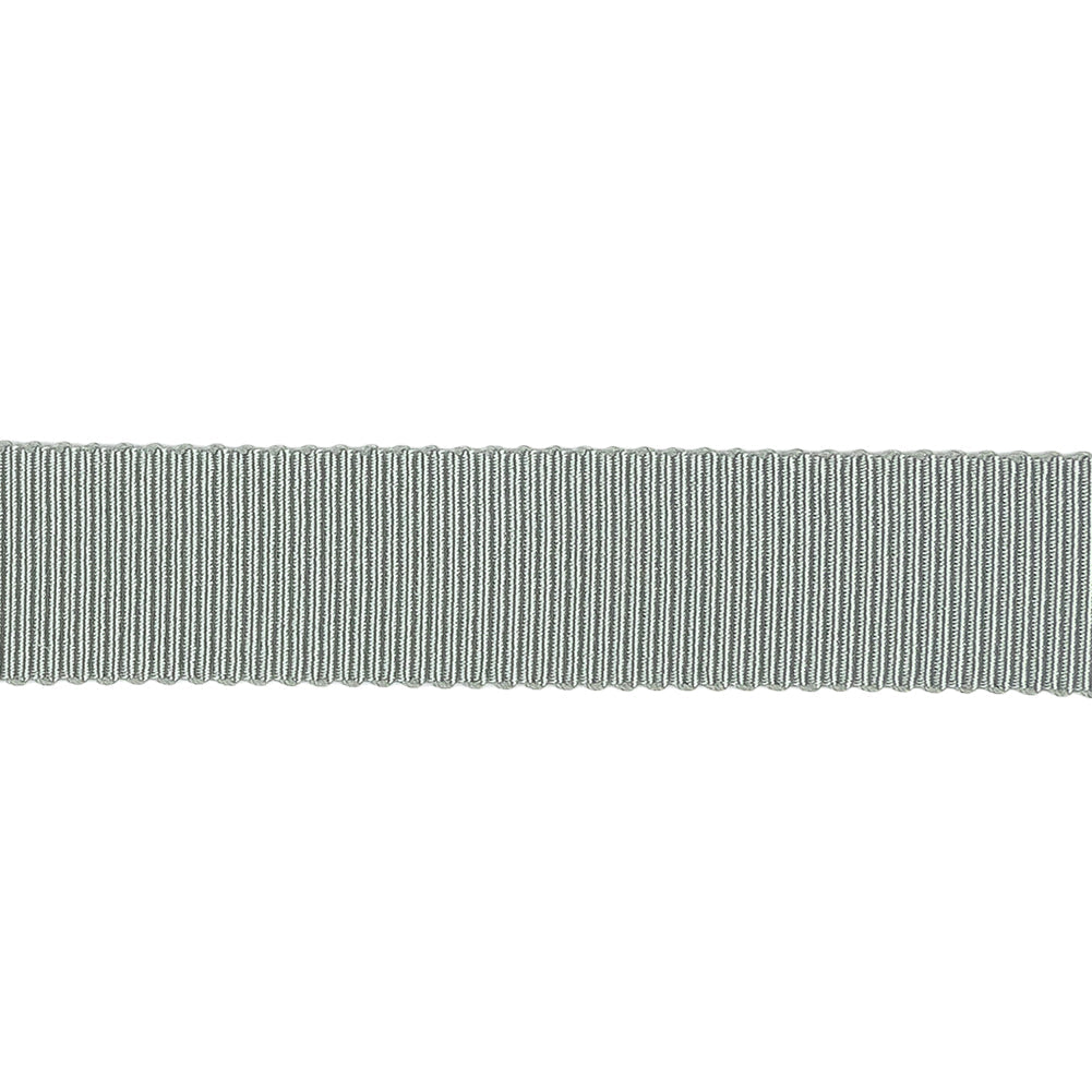 Light Gray Recycled Polyester Petersham Grosgrain Ribbon - 15mm
