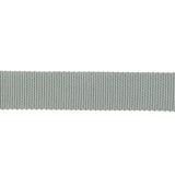Light Gray Recycled Polyester Petersham Grosgrain Ribbon - 15mm