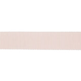 Primrose Pink Recycled Polyester Petersham Grosgrain Ribbon - 15mm