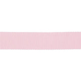 Light Pink Recycled Polyester Petersham Grosgrain Ribbon - 15mm