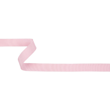 Light Pink Recycled Polyester Petersham Grosgrain Ribbon - 15mm