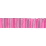 Medium Pink Recycled Polyester Petersham Grosgrain Ribbon - 15mm