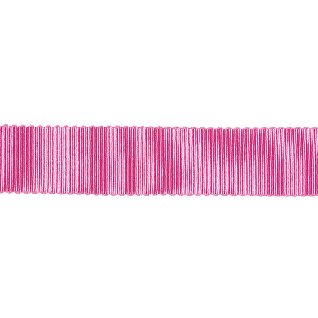 Medium Pink Recycled Polyester Petersham Grosgrain Ribbon - 15mm