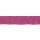 Dark Pink Recycled Polyester Petersham Grosgrain Ribbon - 15mm