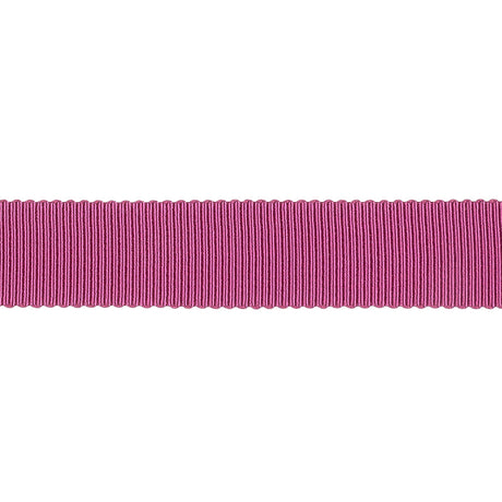Dark Pink Recycled Polyester Petersham Grosgrain Ribbon - 15mm