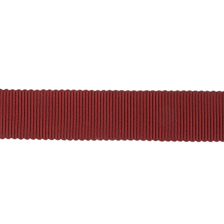 Burgundy Recycled Polyester Petersham Grosgrain Ribbon - 15mm