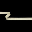 Almond Milk Recycled Polyester Petersham Grosgrain Ribbon - 15mm