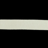 Cannoli Cream Recycled Polyester Petersham Grosgrain Ribbon - 15mm