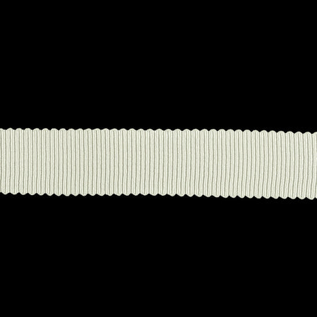 Cannoli Cream Recycled Polyester Petersham Grosgrain Ribbon - 15mm