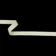Cannoli Cream Recycled Polyester Petersham Grosgrain Ribbon - 15mm