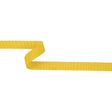 Yellow Recycled Polyester Petersham Grosgrain Ribbon - 15mm