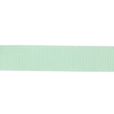 Spearmint Recycled Polyester Petersham Grosgrain Ribbon - 15mm