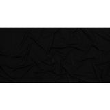 Stretch Polyester Crepe Knit - Black - Arabesque Collection