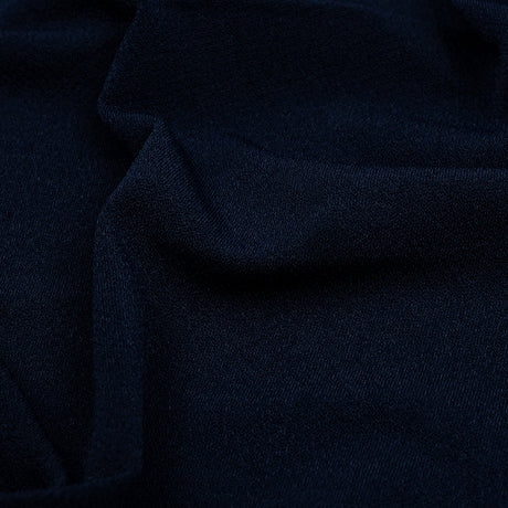 Stretch Polyester Crepe Knit - Navy - Arabesque Collection