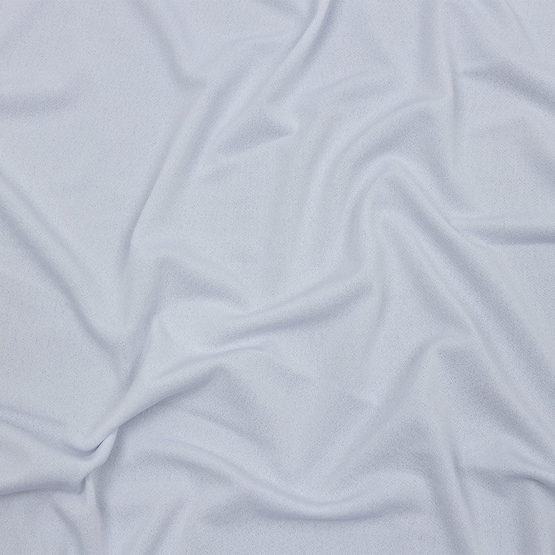 Stretch Polyester Crepe Knit - White - Arabesque Collection