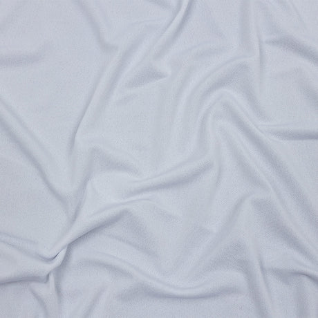 Stretch Polyester Crepe Knit - White - Arabesque Collection