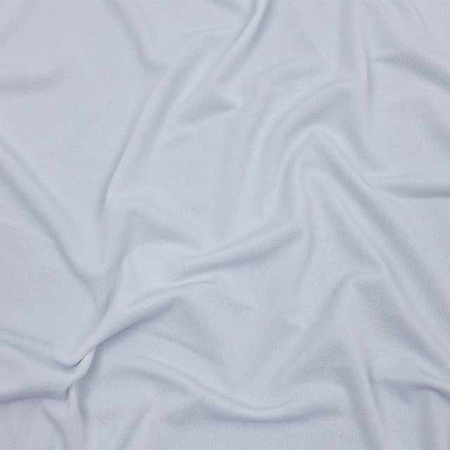 Stretch Polyester Crepe Knit - White - Arabesque Collection