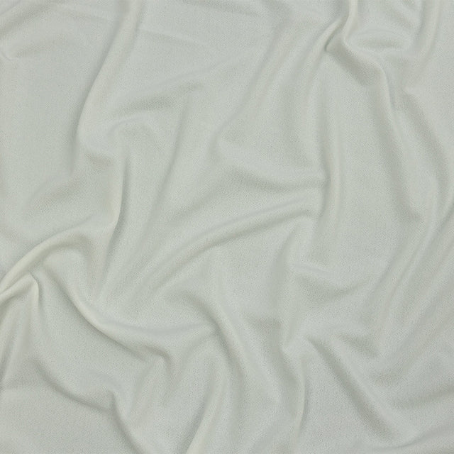 Stretch Polyester Crepe Knit - Cloud Dancer - Arabesque Collection