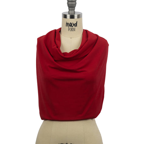 Stretch Polyester Crepe Knit - Tango Red - Arabesque Collection