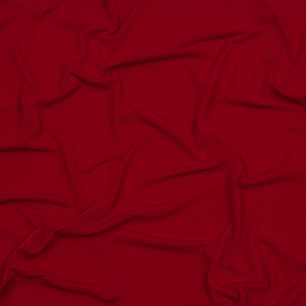 Stretch Polyester Crepe Knit - Tango Red - Arabesque Collection