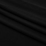 Stretch Polyester ITY Jersey - Black - Isadora Collection