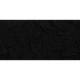 Stretch Polyester ITY Jersey - Black - Isadora Collection