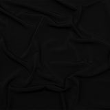 Stretch Polyester ITY Jersey - Black - Isadora Collection