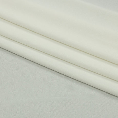 Stretch Polyester ITY Jersey - Cloud Dancer - Isadora Collection